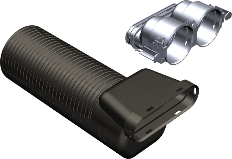 Bild von Luftdurchlass gerade DN 125 R75