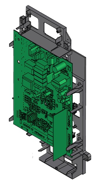 Bild von Leiterplatte GC133-D20 mit Abdeckung