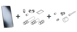 Bild von Kollektorpaket mit 1x Vitosol 100-FM 2,5 m²