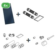 Bild von Kollektorpaket mit 4x Vitosol 200-FM 10 m²