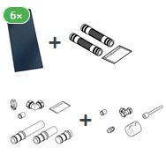 Bild von Kollektorpaket mit 6x Vitosol 200-FM 15 m²