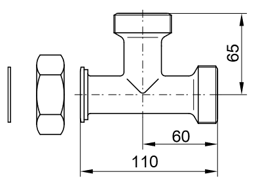 Bild von Anschlusseinheit Pufferspeicher G 1½ x 1½ x 1½