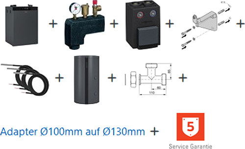 Bild von Paket Vitoligno 300-C, 12 kW Saugsystem mit Vitocell 320-M, 750 Liter