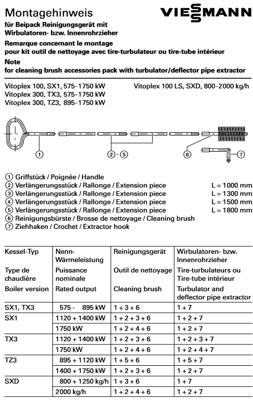 Bild von Reinigungsgerät Vitoplex