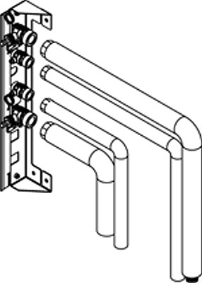Bild von Montagehilfe Kompaktgerät AP nach links, 1 Heizkreis