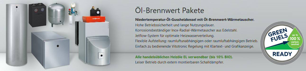 Viessmann Pakete Vitorondens 200-T mit Speicher, Pumpengruppe u.w. Zubehör