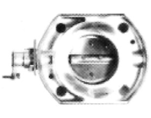 Bild von Gasdrossel DN 50 komplett mit Drehfeder