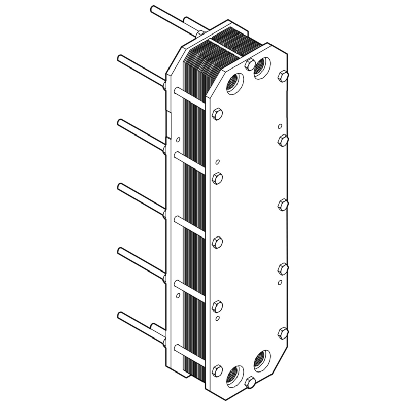 Plattenwärmetauscher für Weishaupt WWP S 14-18 ID