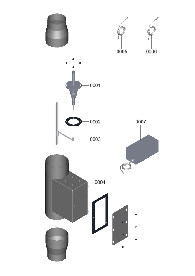 Bild von Abgas-Partikelabscheider Ø130 mm 18-24kW