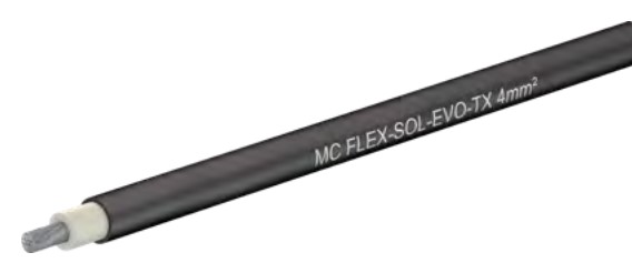 Bild von Solarkabel FLEX-SOL 4mm² schwarz  L=500m