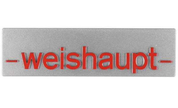 Bild von Firmenschild -weishaupt- Gr.1 W5