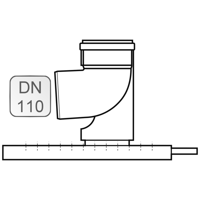 Bild von Stützbogen-Set PP 110 mit Auflageschiene