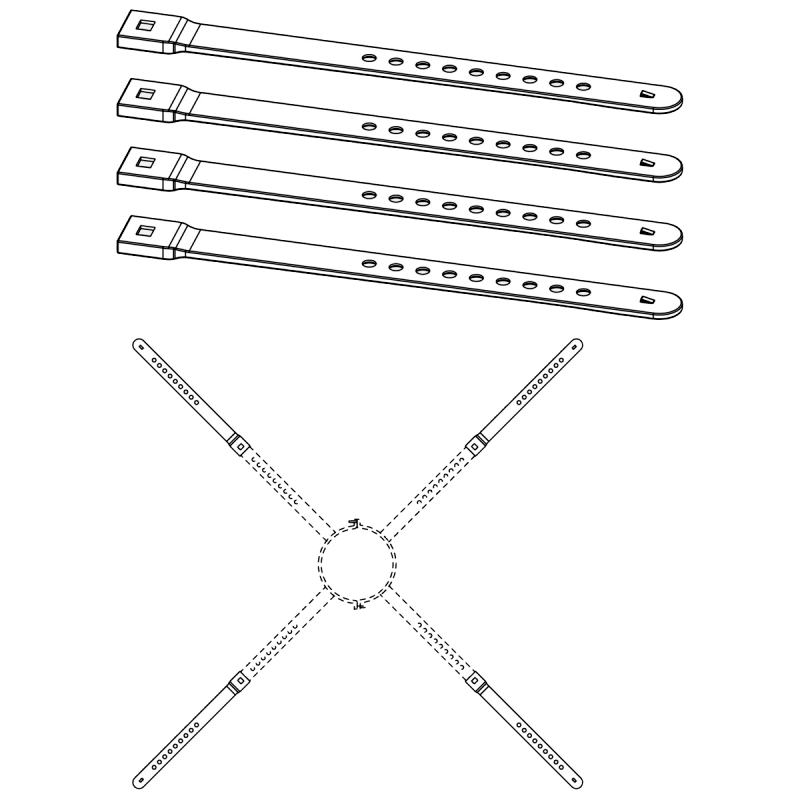 Bild von Stützspeichen-Set für Abstandhalter variabel