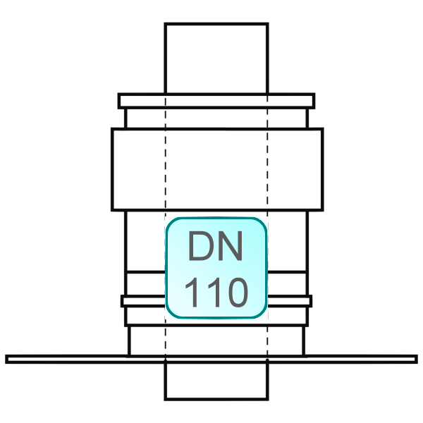 Bild von Schachtabdeckung INOX/INOX DN 110