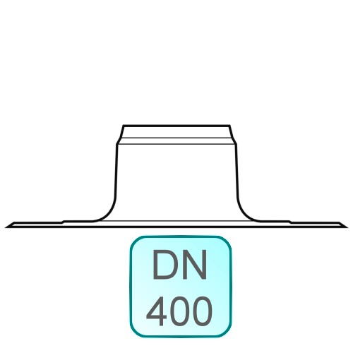 Bild von Flachdachkragen INOX DN400