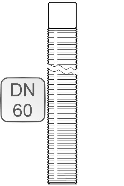 Bild von Flexrohr PP DN60 12,5 Meter