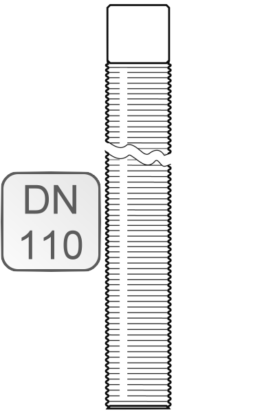 Bild von Flexrohr PP DN110 25 Meter