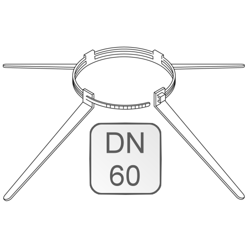 Bild von Abstandhalter PPs DN60