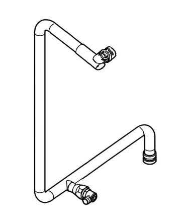 Bild von Anschlussrohr Heizungsvorlauf WB2A 26kW