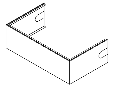 Bild von Armaturenabdeckung Vitocal Breite 600 mm