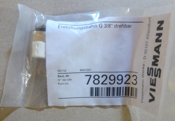 Bild von Entlüftungshahn G 3/8" drehbar