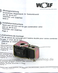 Bild von Doppelspule Gaskombiventil SIT Sigma 845/848
