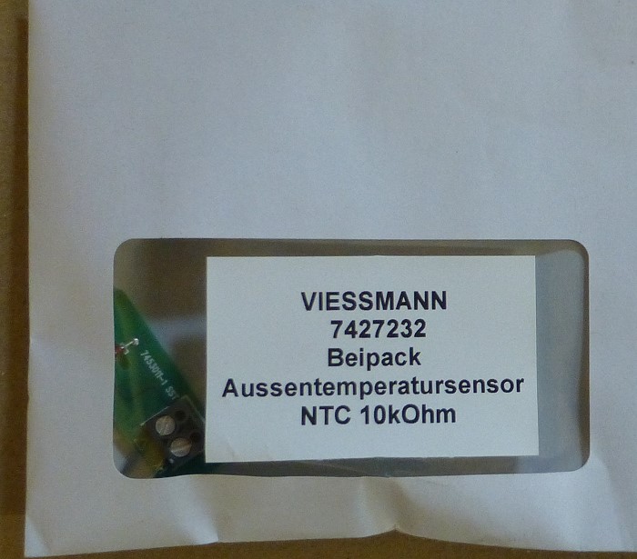 Bild von Ersatz Sensor für Aussentemperatursensor ZK04306