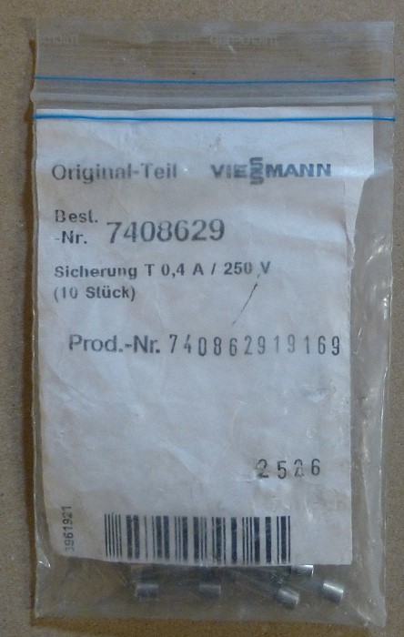 Bild von Sicherung T 0,4A/250V (10 Stück)