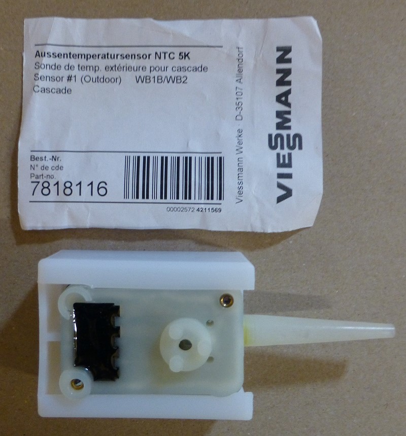 Bild von Aussentemperatursensor NTC 5K für Vitodens 100-W