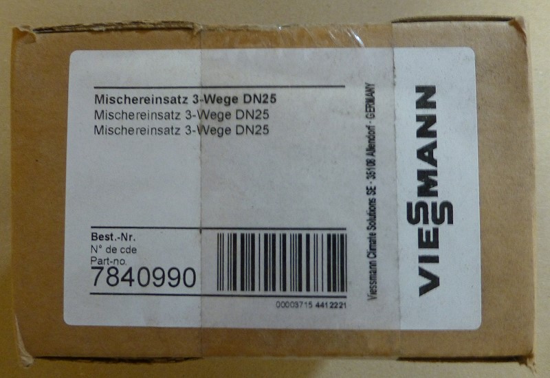 Bild von Viessmann Mischereinsatz für 3-Wege-Mischer DN25