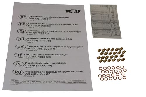 Bild von Umrüstsatz Erdgas LL/FLG auf Erdgas E für CGU-2(K)-10/18/24