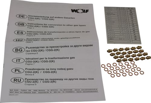 Bild von Umrüstsatz Erdgas LL/FLG auf Erdgas E für CGG-2(K)-18/24