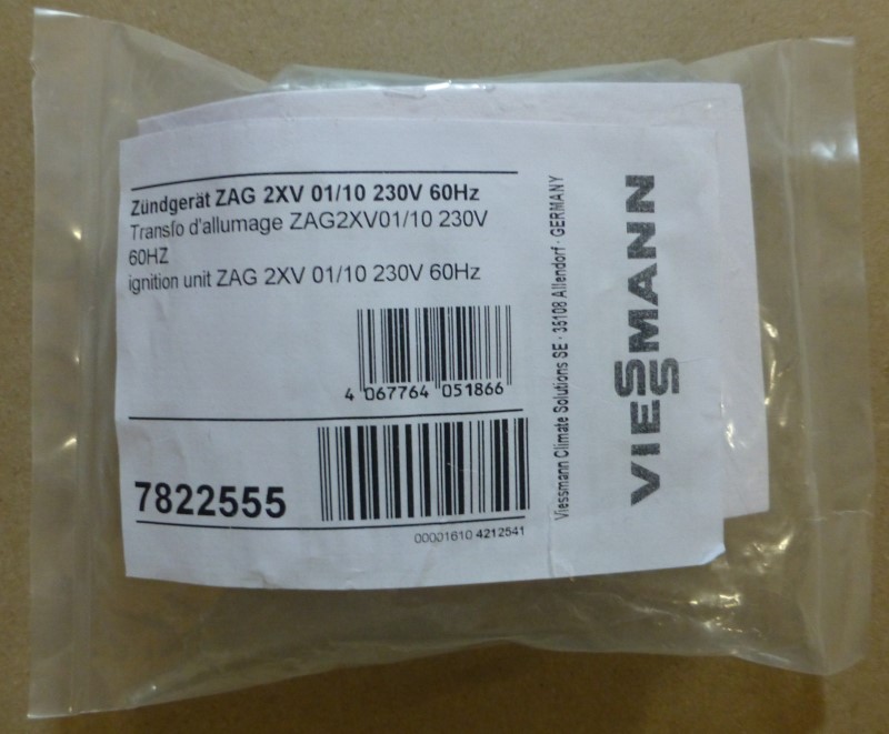 Zündgerät ZAG 2XV 01/10 - 7822555 Ersatzteil | Loebbeshop Heizung  