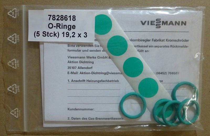Bild von Ersatz O-Ringe Ø19,2 x 3 mm