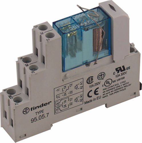 Bild von Relais+Sockel 8-pol 24V 8A für BWL/BWS-1