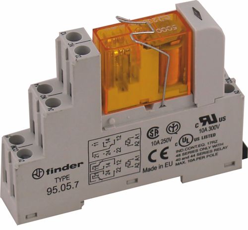 Bild von Relais+Sockel 8-pol 230Vac 8A für BWL-1