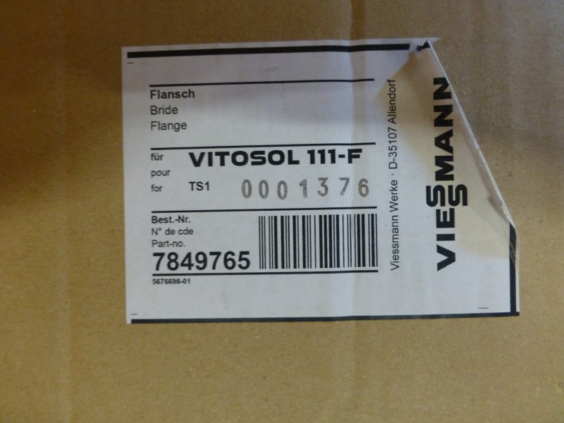 Bild von Ersatz Speicher-Flansch für Vitosol 111-F