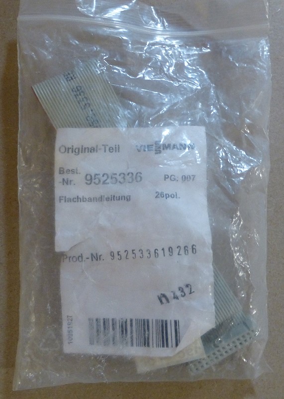 Bild von Flachbandleitung AWG 28/7 26polig x 0,09 x 350 mm grau