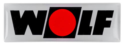 Bild von Firmenschild WOLF-Logo selbstklebend für TLH/-D