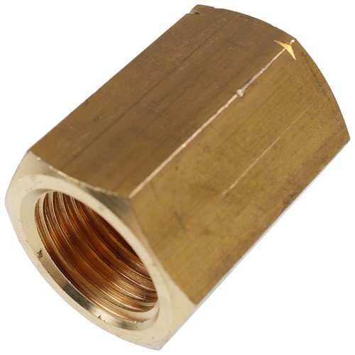 Bild von Spannmuffe G 1/2 x 1/2 DIN 16283 - Ms links