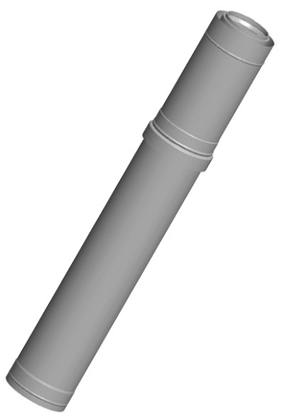 Bild von Dachdurchführung Luft/Abgasrohr 80/125