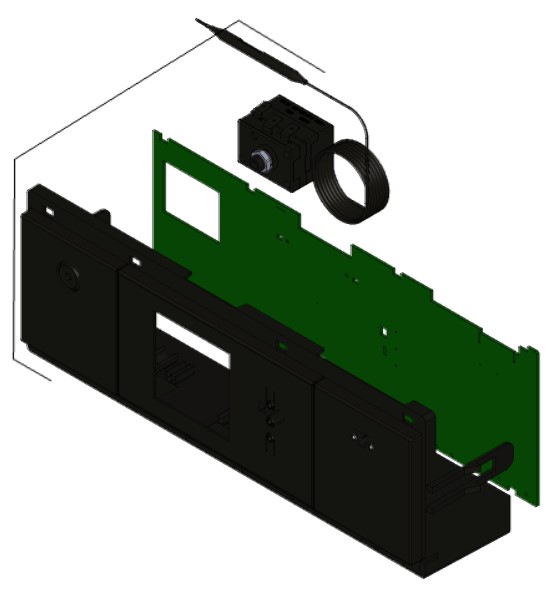 Bild von Regelung Vorderteil 17 kW für Vitoligno 150-S