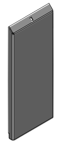 Bild von Einhängeblech oben Vitoligno 200-S 20/30 kW