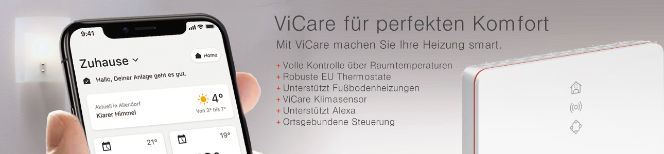 Jetzt sparen – nur bis zum 16.05.2025! ViCare Komponenten