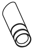 Bild von Düsenrohr Ø38 x 7 x 135 mm Flüssiggas