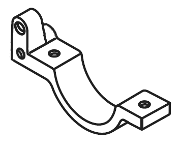 Bild von Stellhebel Unterteil WG30, WG40