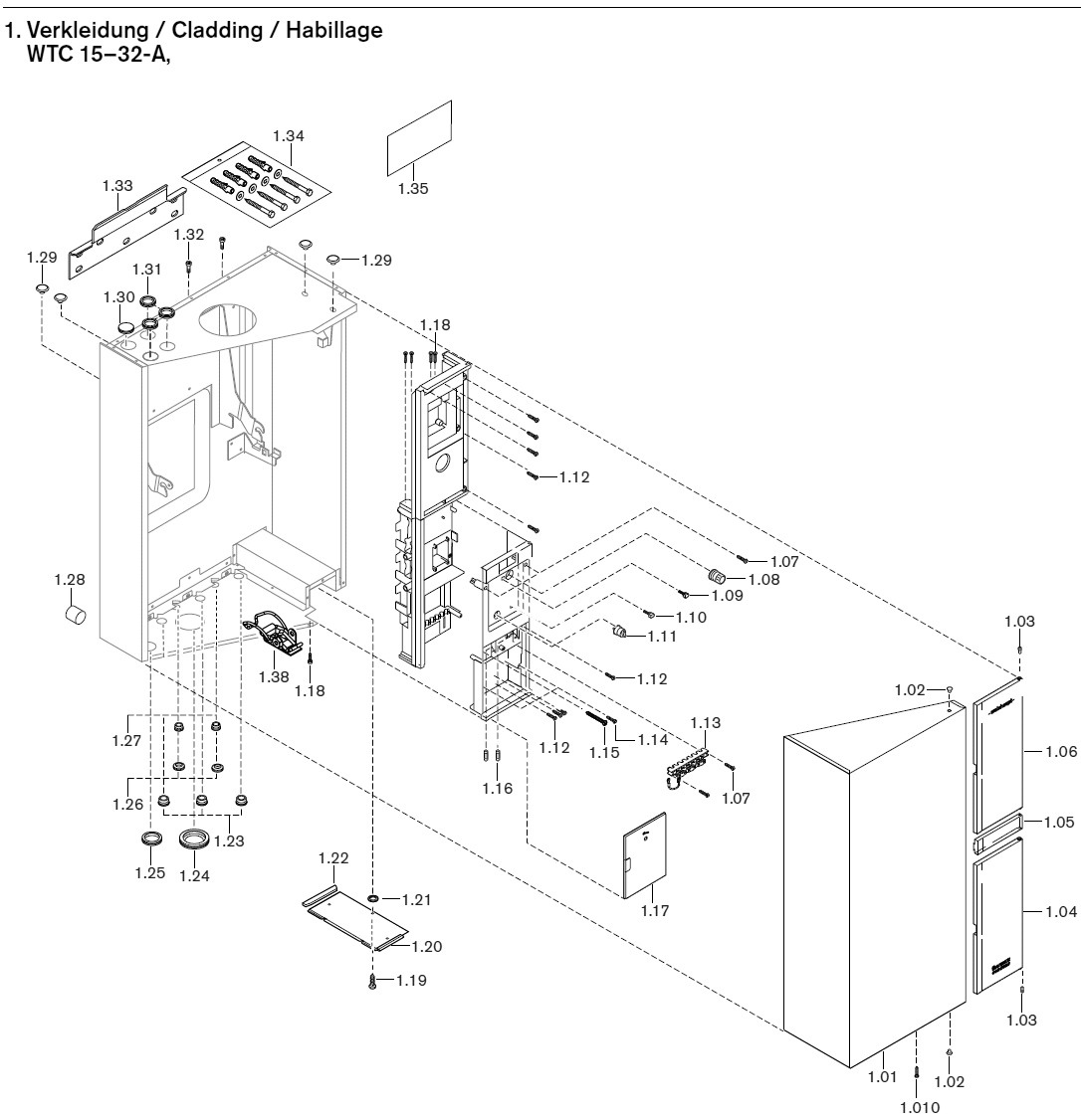 Eratzteile WTC 15-32 A Bild1