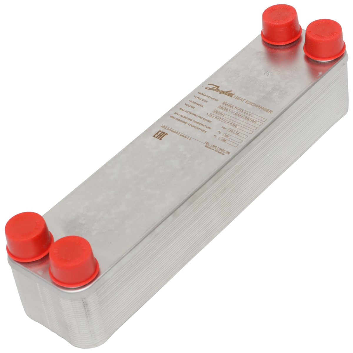 Bild von Plattenwärmetauscher XB05H-1-50-StS 3/4" AG, 25 bar