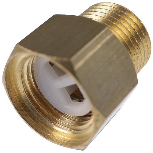 Bild von Absperrventil 3/8I x 3/8A mit PTFE-Beschichtung