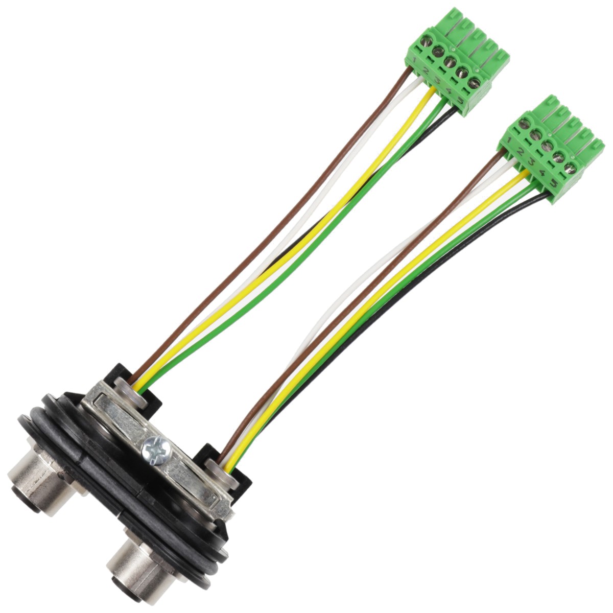 Bild von Kabeleinführung komplett mit 2x W-FM Stecker